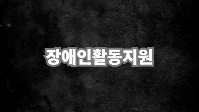 장애인활동지원